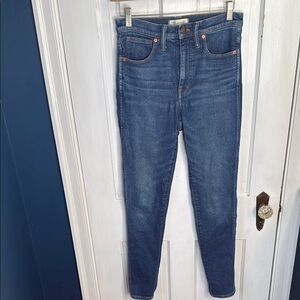 Madewell Classic Blue 10” High-Rise Women's Skinny Jeans W1143 Sz 27